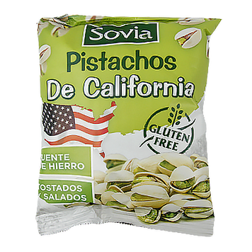 Орешки фисташки (без глютена) Совиа Sovia California 250g 20шт/ящ