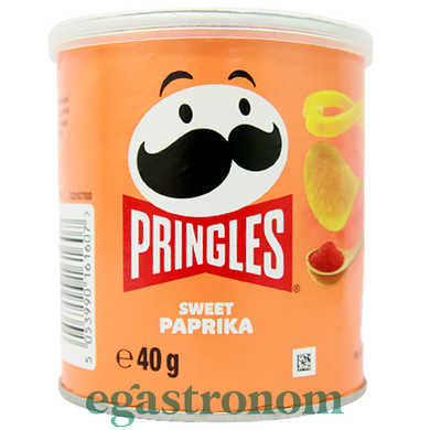 Чипсы сладкая паприка Принглс Pringles sweet paprika 40g 12шт/ящ