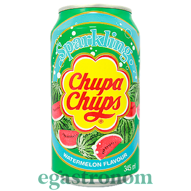 Напій газований кавун Чупа Чупс Chupa Chups watermelon 345ml 24шт/ящ