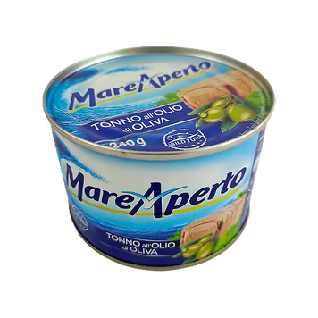 Тунец в оливковом масле Маре Аперто Mare Aperto 240/156g 24шт/ящ