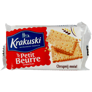 Печенье сливочный крекер Кракуски Krakuski petit beurre 50g 112шт/ящ