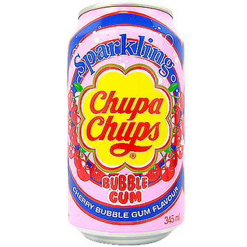 Напій газований вишня бабл гам Чупа Чупс Chupa Chups cherry bubble gum 345ml 24шт/ящ
