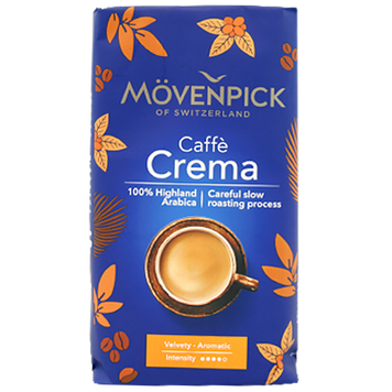 Кофе крема коричневый (молотый) Мовенпик Movenpick crema 500g 12шт/ящ