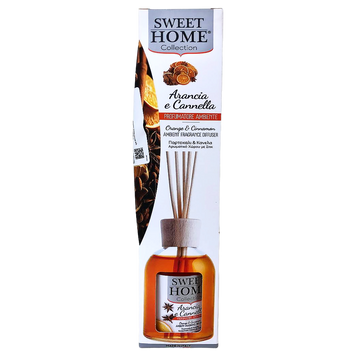 Ароматизатор для дому апельсин та кориця Світ Хоум Sweet Home orange and cinnamon 100ml 12шт/ящ