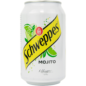 Напиток газированный мохито Швепс Schweppes mojito 330ml 24шт/ящ