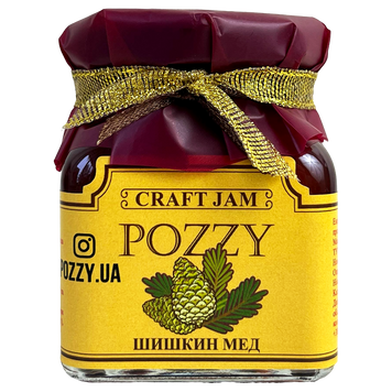 Джем шишковий мед Поззі Pozzy 130g 16шт/ящ