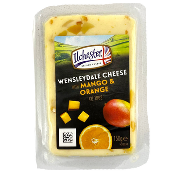 Сыр полутвердый с манго и апельсином Илчестер Ilchester mango orange 150g 12шт/ящ