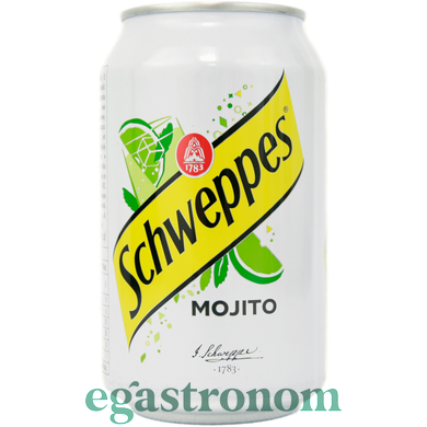 Напиток газированный мохито Швепс Schweppes mojito 330ml 24шт/ящ