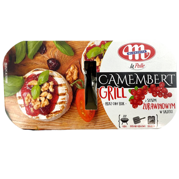 Сир камамбер гриль з журавлиним соусом Ла Полле Млековіта Mlekovita Camembert grill 2*125g 6шт/ящ