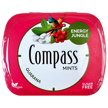 Льодяники гуарана Компас Compass guarana 14g 12шт/уп 10уп/ящ