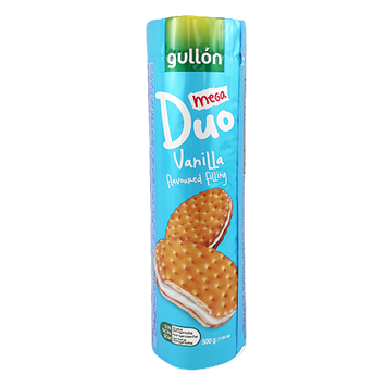 Печенье дуо ваниль Гуллон Gullon duo vainilla 500g 20шт/ящ