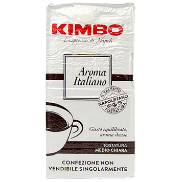 Кава арома сіра (мелена) Кімбо Kimbo aroma 250g 20шт/ящ