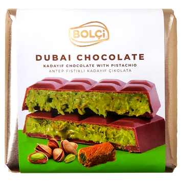 Шоколад Дубайський з фісташкою Болчі Bolci 100g 45шт/ящ