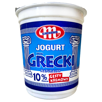 Йогурт грецький 10% жиру Млековіта Mlekovita 400g 12шт/ящ