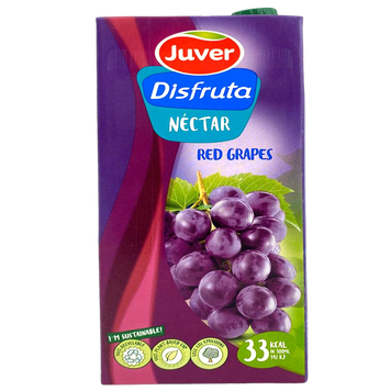 Сік-нектар темний виноград (без цукру) Джувер Juver 1L 12шт/ящ