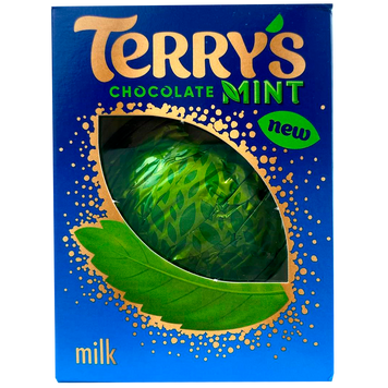 Шоколадний апельсин молочний м'ята Терріс Terrys milk mint 145g 12шт/ящ