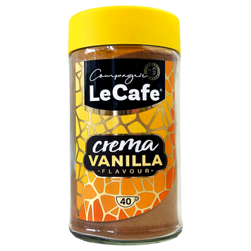 Кава розчинна зі смаком ванілі Ле Кафе Le Cafe vanilla 75g 6шт/ящ