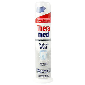 Зубна паста спендер відбілююча Терамед Theramed spender natur-weib 100ml 10шт/ящ