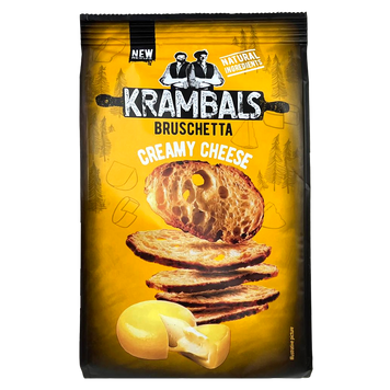 Брускети зі смаком вершкового сиру Крамбалс Krambals 70g 12шт/ящ