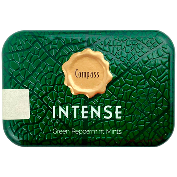 Льодяники зелена м`ята Компас Compass intense 20g 12шт/уп 8уп/ящ