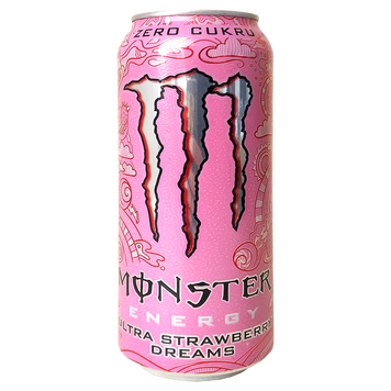 Енергетик полуниця (без цукру) Монстер Monster ultra strawberry 500ml 12шт/ящ