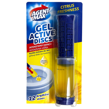 Шприц гель для унітазу лимон Агент Макс Agent Max 75ml 12шт/ящ