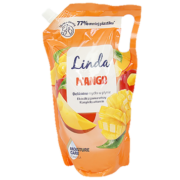 Мыло жидкое нежное запаска манго Линда Linda mango 1L 6шт/ящ