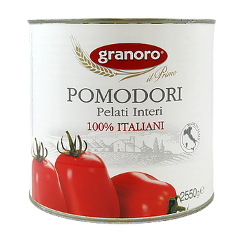 Помідори пелаті Граноро Granoro pelati interi 2,55/1,53kg 6шт/ящ