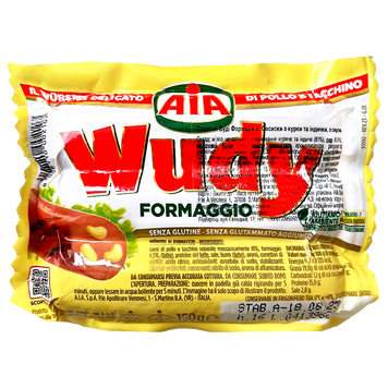 Сосиски з сиром Вуді Wudy сheese 150g 25шт/ящ