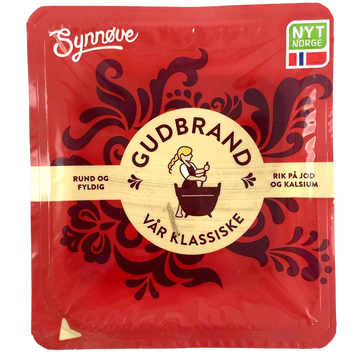 Сир нарізка карамельний гудбранд 35% Суннове Synnove gudbrand 150g 10шт/ящ