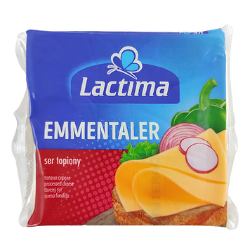 Сир тостовий емменталь Лактіма Lactima 130g 10шт/ящ