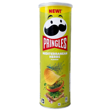 Чипси середземноморські трави Прінглс Pringles mediterranean herbs 165g 19шт/ящ
