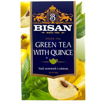 Чай зелений з айвою Бісан Bisan quince 80g 24шт/ящ
