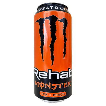 Енергетик рехаб зі смаком чаю та персика Монстер Monster rehab tea & peach 500ml 12шт/ящ