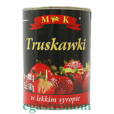 Ягоди консервовані полуниця MK truskawki 400g/160g 12шт/ящ