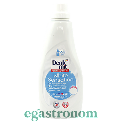 Гель для прання білого Денк Міт Denk Mit white sensation 40р 1L 8шт/ящ