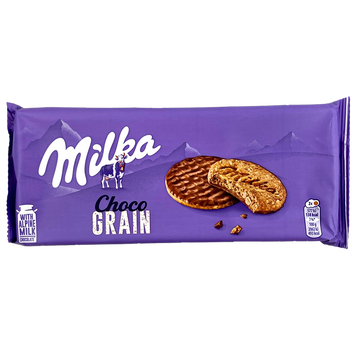 Печенье овсяное с шоколадом Милка Milka choco grain 126g 20шт/ящ