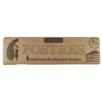 Шоколад чорний Торрас Пострес Postres Torras 70% 250g 15шт/ящ