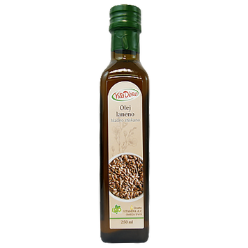 Олія лляна ВітаДоро VitaDoro olej laneno 250ml 6шт/ящ