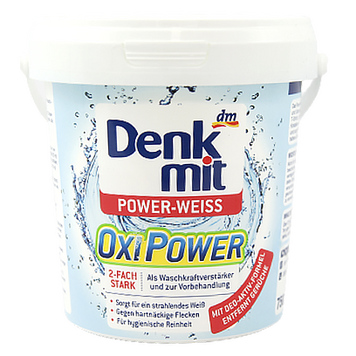 Порошок для удаления пятен для белого Денк Мит Denk Mit power-weiss oxipower 750g 6шт/ящ