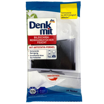 Серветки вологі для екранів Денк Міт Denk Mit bildschirm 20szt 20шт/ящ