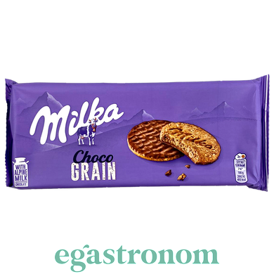 Печенье овсяное с шоколадом Милка Milka choco grain 126g 20шт/ящ