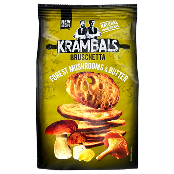 Брускети зі смаком грибів Крамбалс Krambals 70g 12шт/ящ