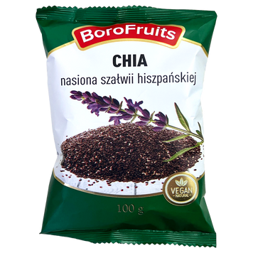 Насіння чіа Боро Фрутс Boro Fruits 100g 20шт/ящ