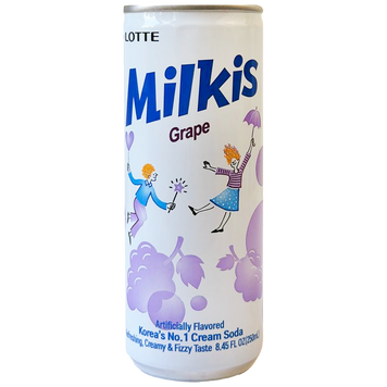 Напій газований виноград Мілкіс Milkis grape 345ml 24шт/ящ