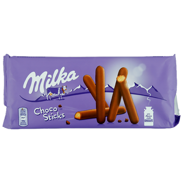 Печиво шоколадні палички Мілка Milka choco sticks 112g 20шт/ящ