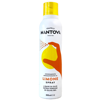 Олія оливкова з лимоном екстра спрей Мантова Mantova extra 200ml 6шт/ящ