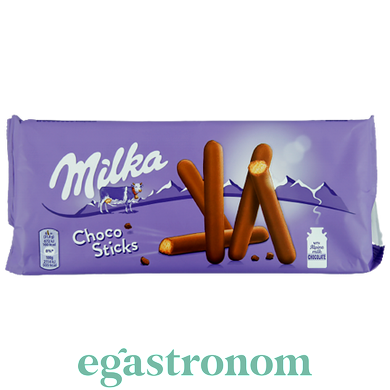 Печиво шоколадні палички Мілка Milka choco sticks 112g 20шт/ящ