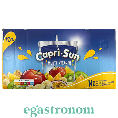 Сік мультивітамін Капрізон Capri-Sun multivitamin 10*200g 4пач/ящ