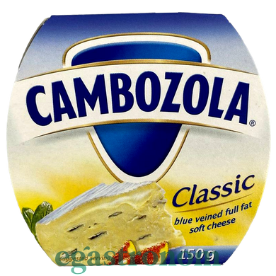 Сир брі з блакитною пліснявою Камбозола Cambozola 150g 8шт/ящ